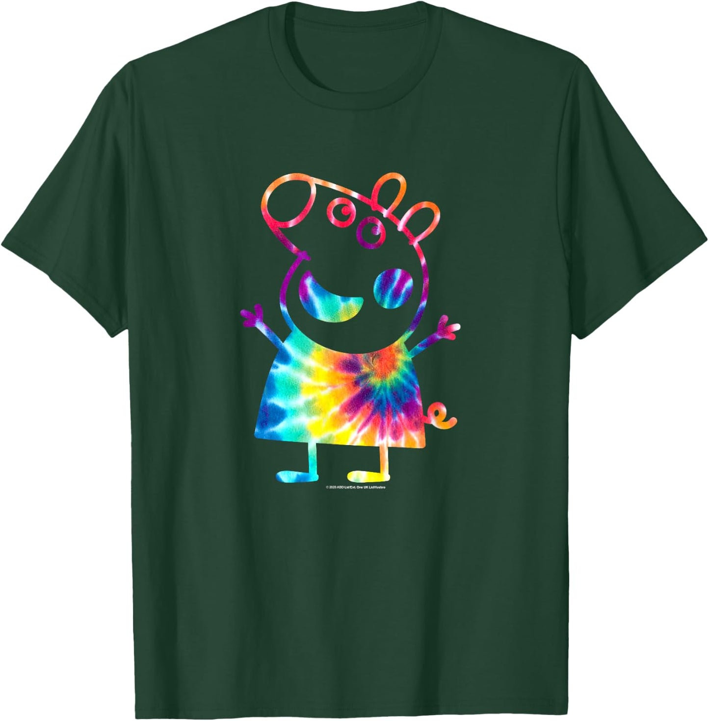 Peppa Pig Tie Dye Portrait T-Shirt - T-Shirt | Forest