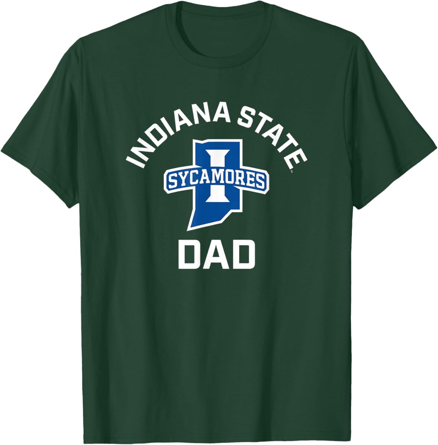 Indiana State University Sycamores Arched Dad T-Shirt - T-Shirt | Forest