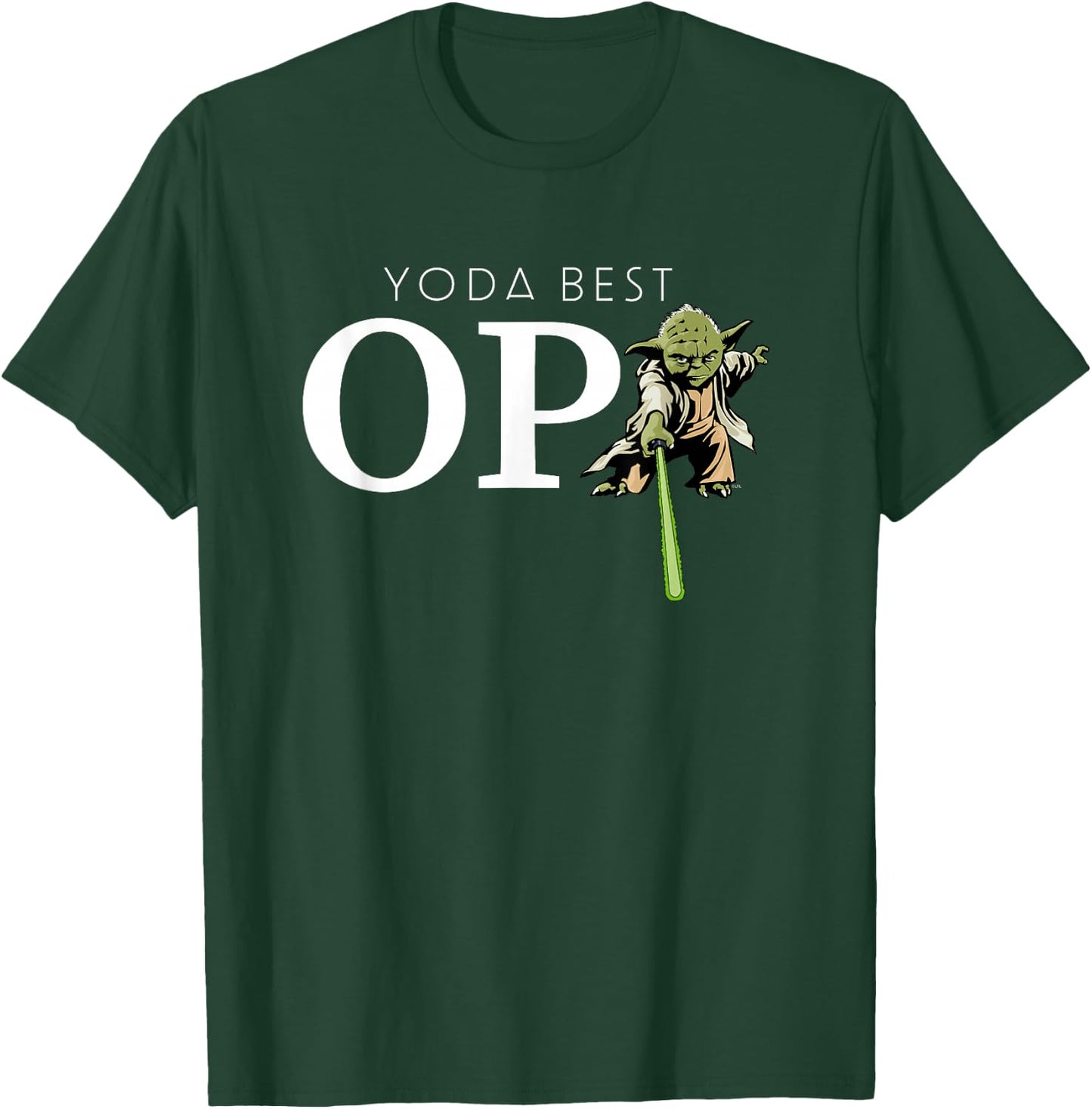 Star Wars Yoda Lightsaber Best Opa Birthday Father’s Day T-Shirt - T-Shirt | Forest