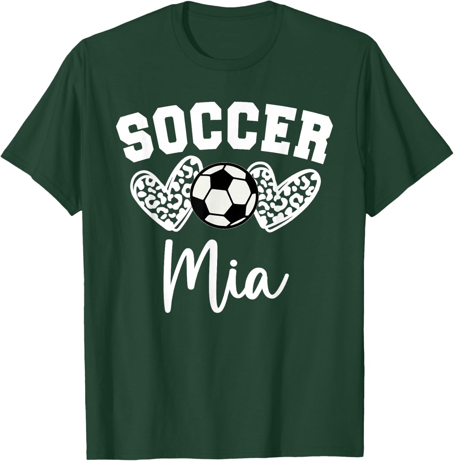 Soccer Mia Matching Family Soccer T-Shirt - T-Shirt | Forest