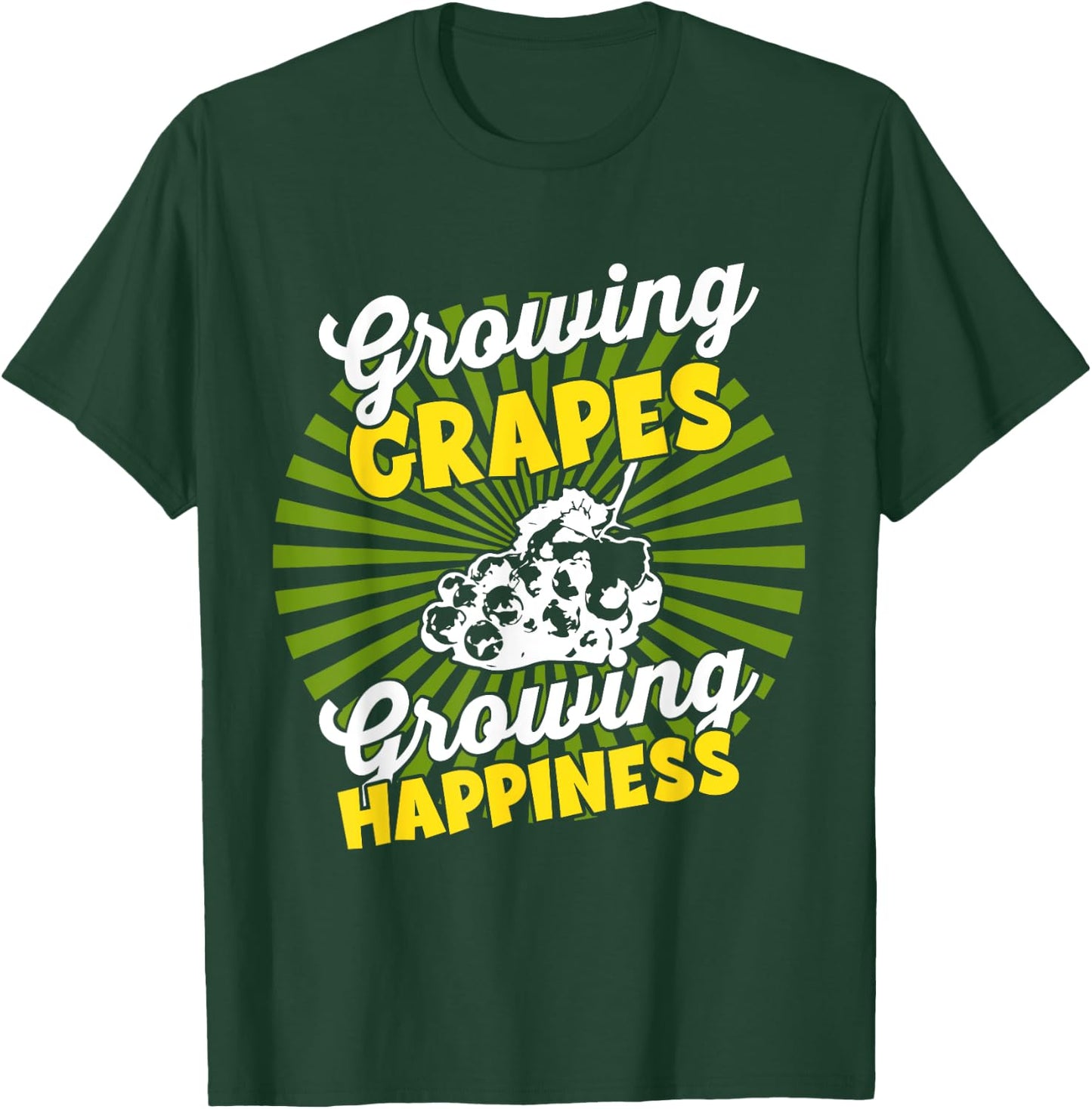 Growing Crop - Agricultural Farmer Harvest Grape T-Shirt - T-Shirt | Forest