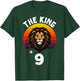 9th Birthday Animal Lion The King Is 9 Year Old Funny B-Day T-Shirt - T-Shirt | Forest