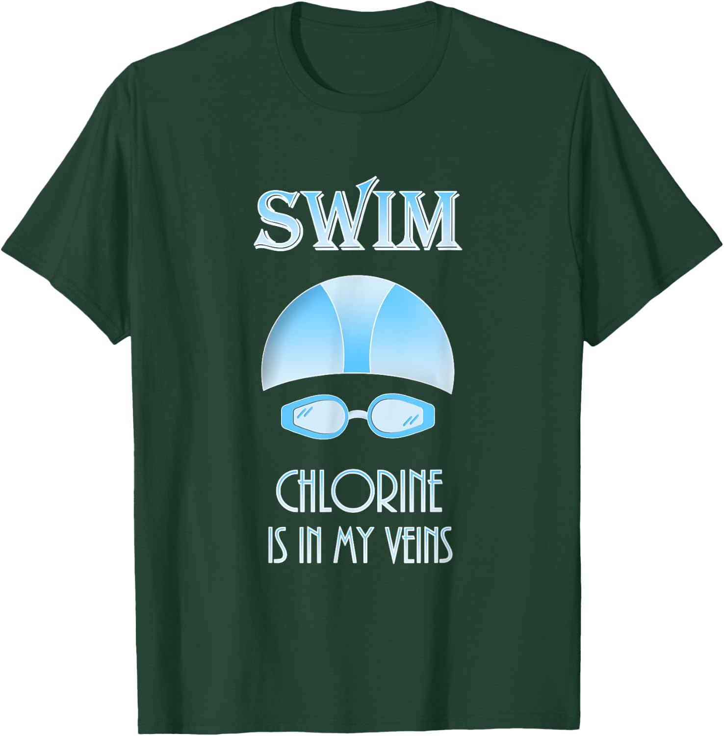 Swimmer Shirt Gifts for Swimmers Boys Girls Adults Swim Team T-Shirt - T-Shirt | Forest
