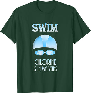 Swimmer Shirt Gifts for Swimmers Boys Girls Adults Swim Team T-Shirt - T-Shirt | Forest