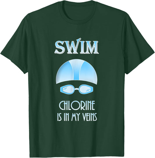 Swimmer Shirt Gifts for Swimmers Boys Girls Adults Swim Team T-Shirt - T-Shirt | Forest