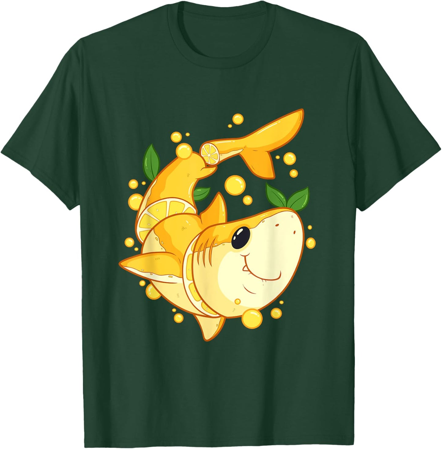 Funny Chopped Lemon Shark Word Game Shark Gift T-Shirt - T-Shirt | Forest