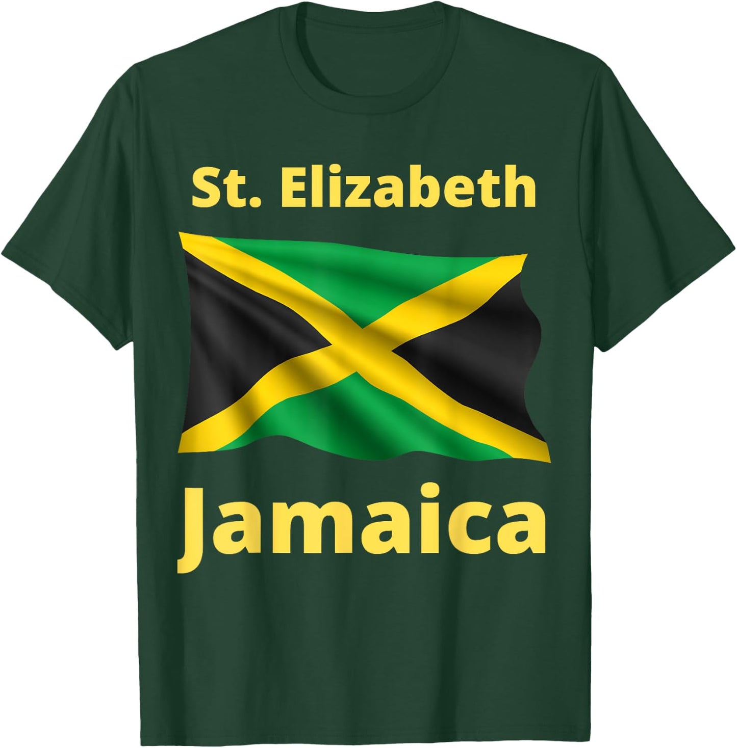 St. Elizabeth Jamaica Design Gift T-Shirt - T-Shirt | Forest