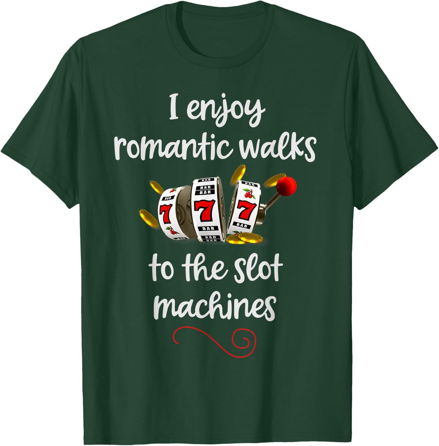 Slot Machine Shirt Vegas Casino Christmas Gift T-Shirt - T-Shirt | Forest