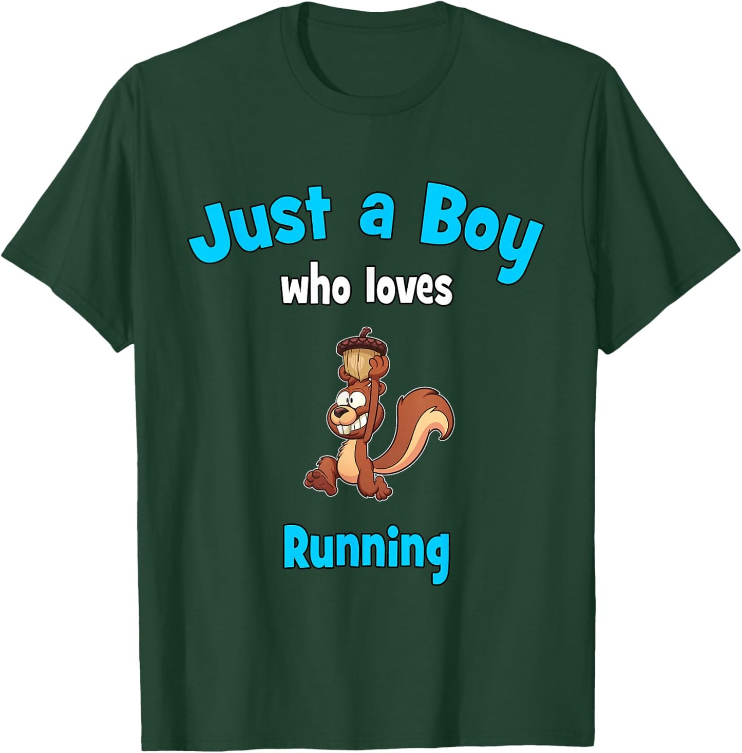 Running for Boys | Kids Running T-Shirt - T-Shirt | Forest