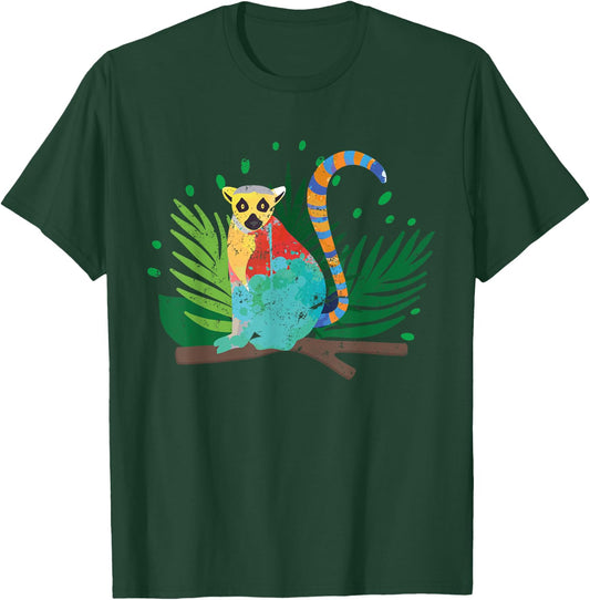 Madagascar Animal Lemur T-Shirt - T-Shirt | Forest