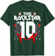 10 Year Old Rock And Roll Star Birthday Guitar 10th Gift T-Shirt - T-Shirt | Forest