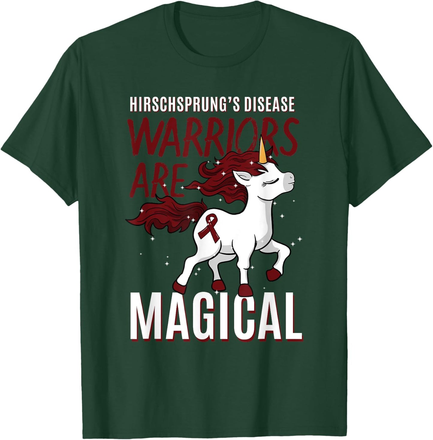 Hirschsprung's Disease Unicorn Intestinal Disorder Gift T-Shirt - T-Shirt | Forest