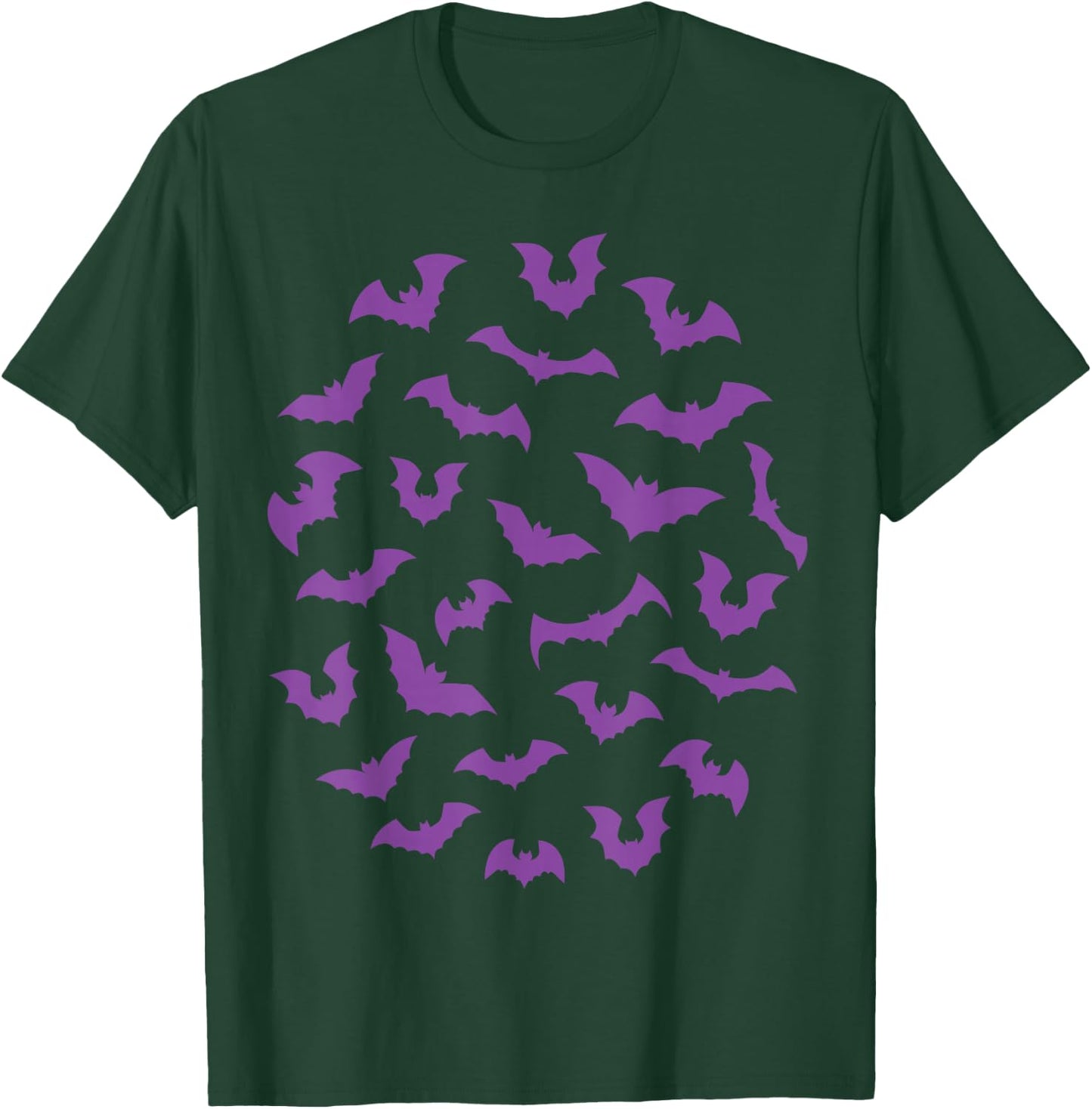 Pastel goth purple spooky bats punk witch T-Shirt - T-Shirt | Forest