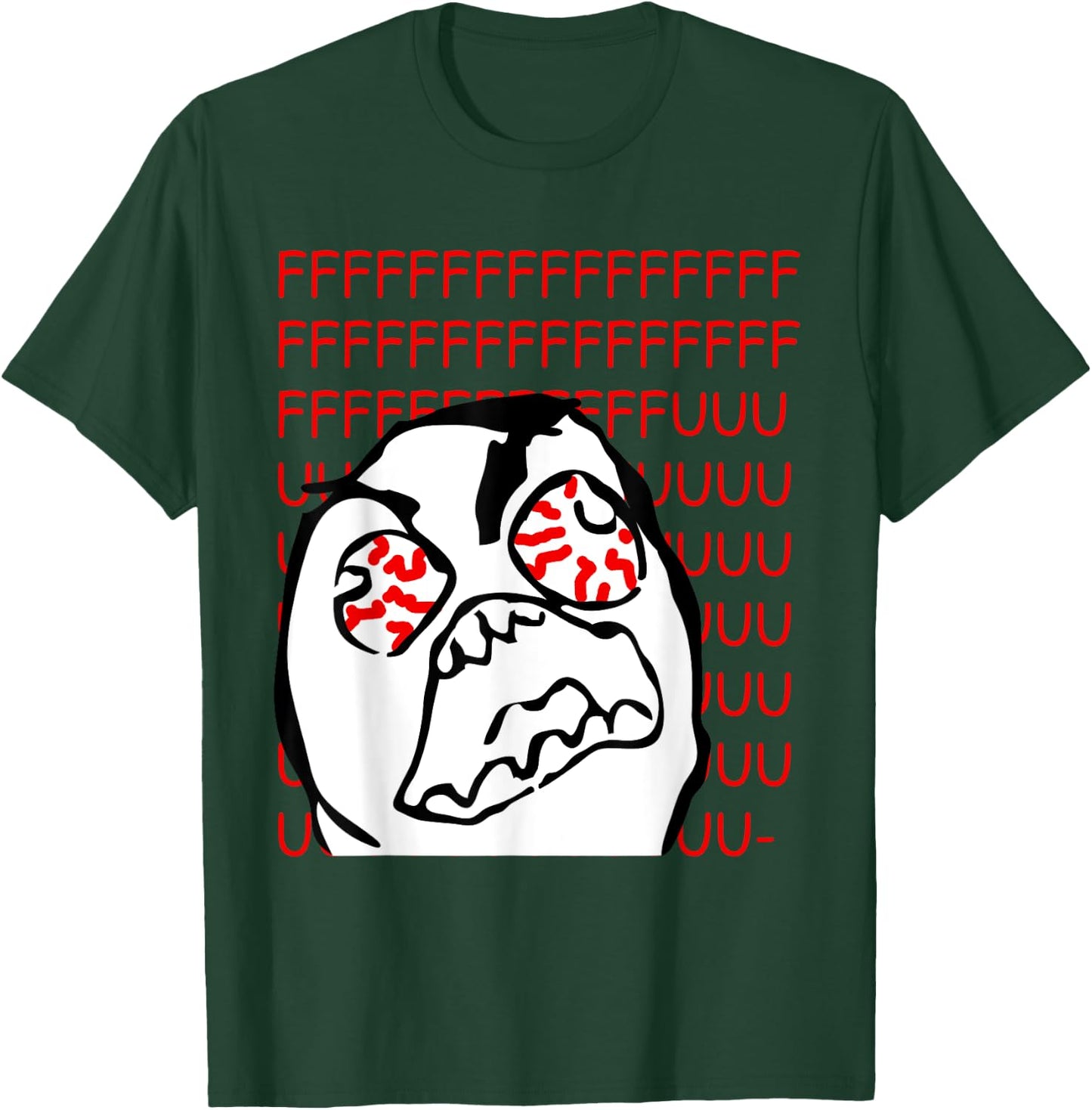 Angry Rage Guy Parody Meme T-Shirt - T-Shirt | Forest