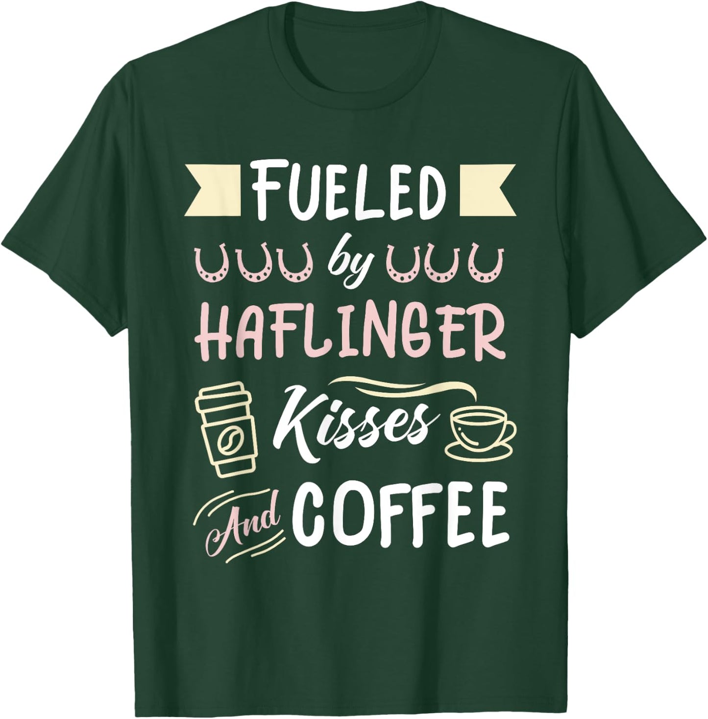 Haflinger Horse Mom Coffee Lover T-Shirt - T-Shirt | Forest