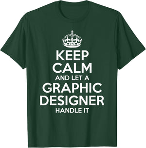 GRAPHIC DESIGNER Gift Funny Job Title Profession Birthday T-Shirt - T-Shirt | Forest