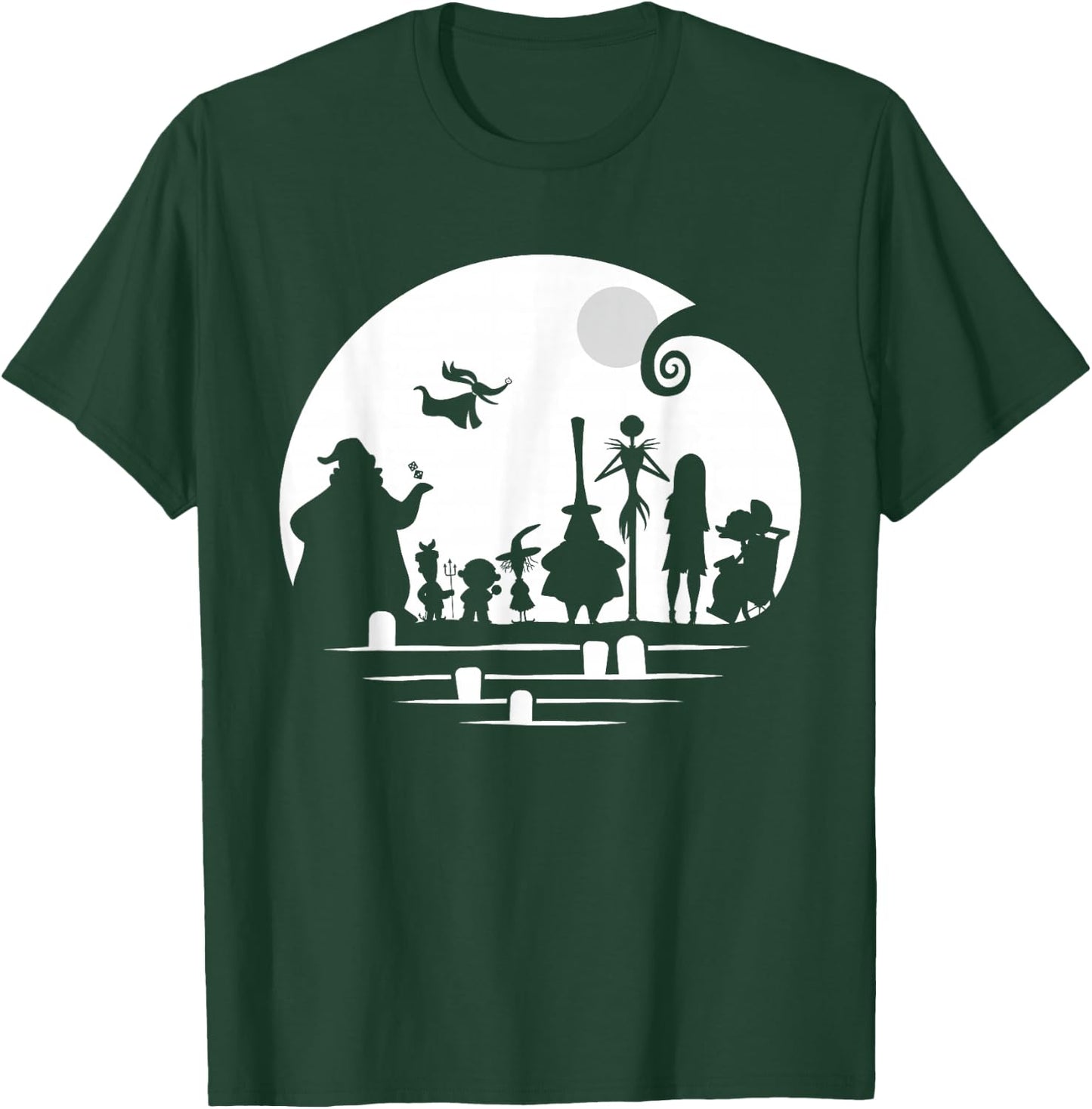 Disney The Nightmare Before Christmas Character Silhouette T-Shirt - T-Shirt | Forest