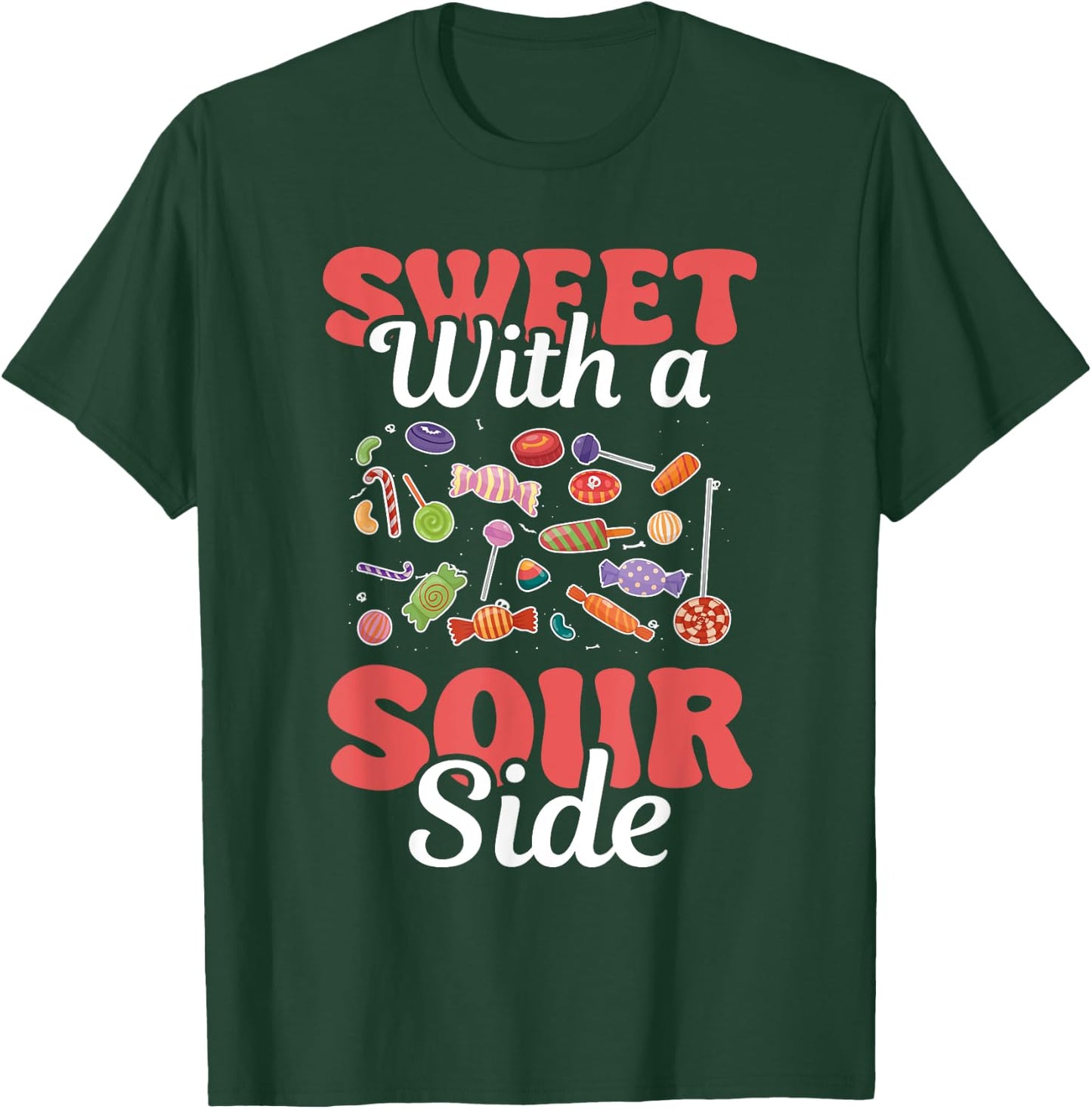 Sweet With A Sour Side Funny Candy Patch Delicious Kids T-Shirt - T-Shirt | Forest