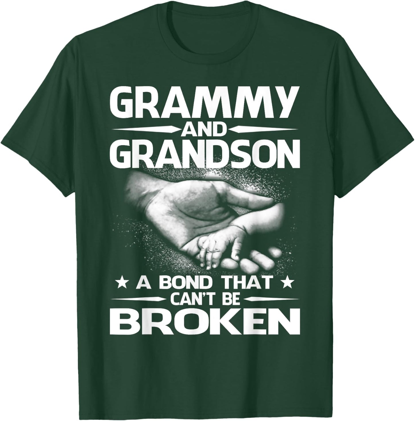 Grammy And Grandson A Bond That Can't Be Broken T-Shirt - T-Shirt | Forest