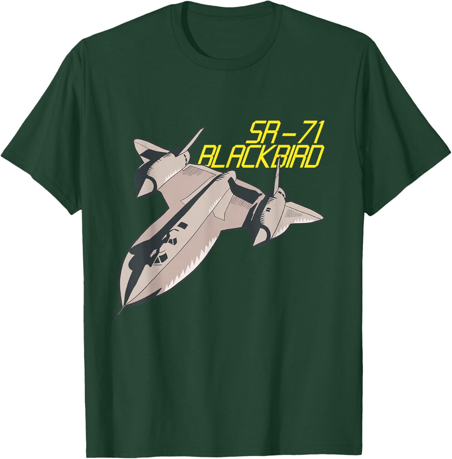 SR71 Stealth Jet Aeroplane USA Flag Blackbird 4th July T-Shirt - T-Shirt | Forest