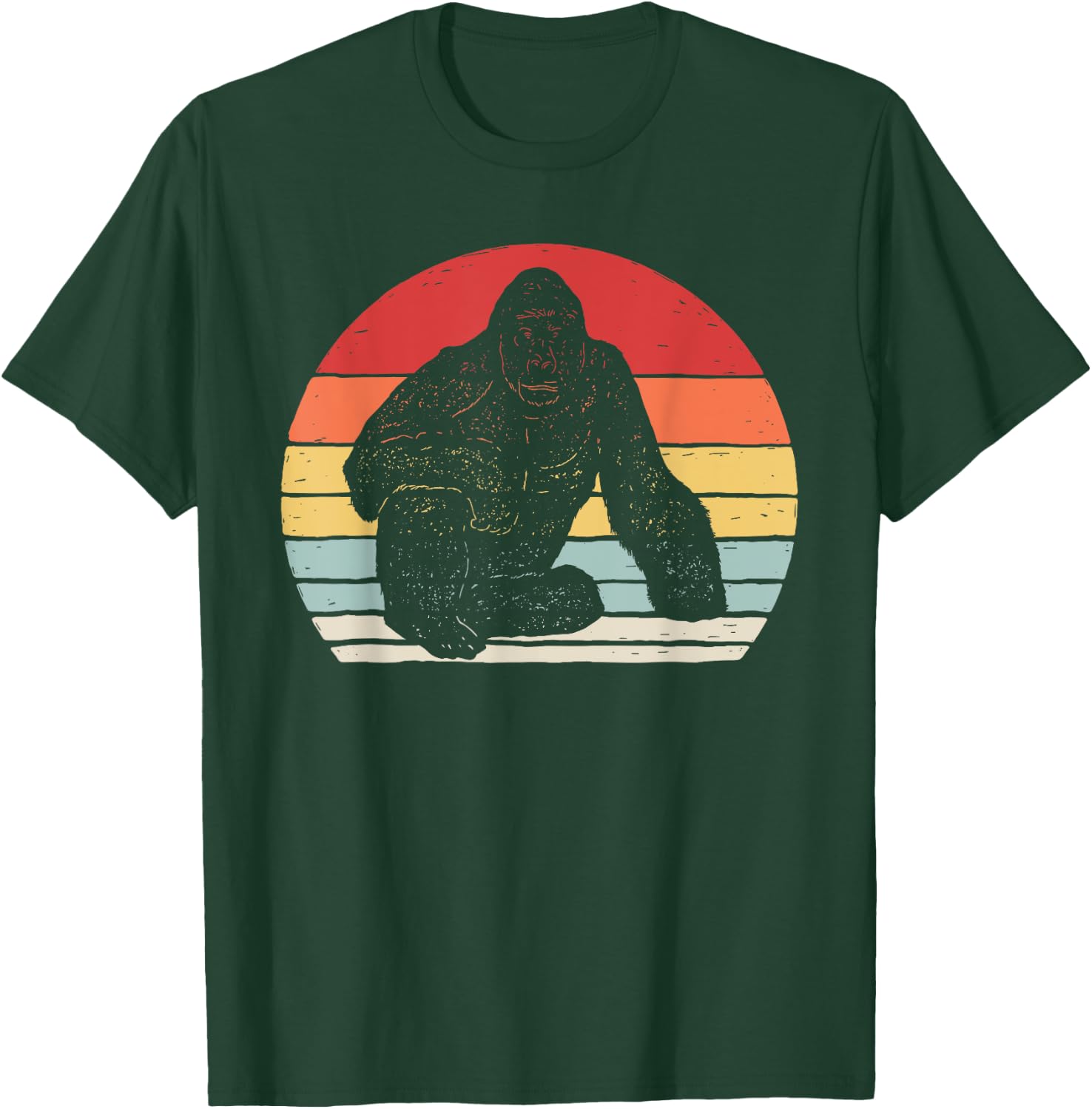 Vintage Retro Gorilla T-Shirt - T-Shirt | Forest