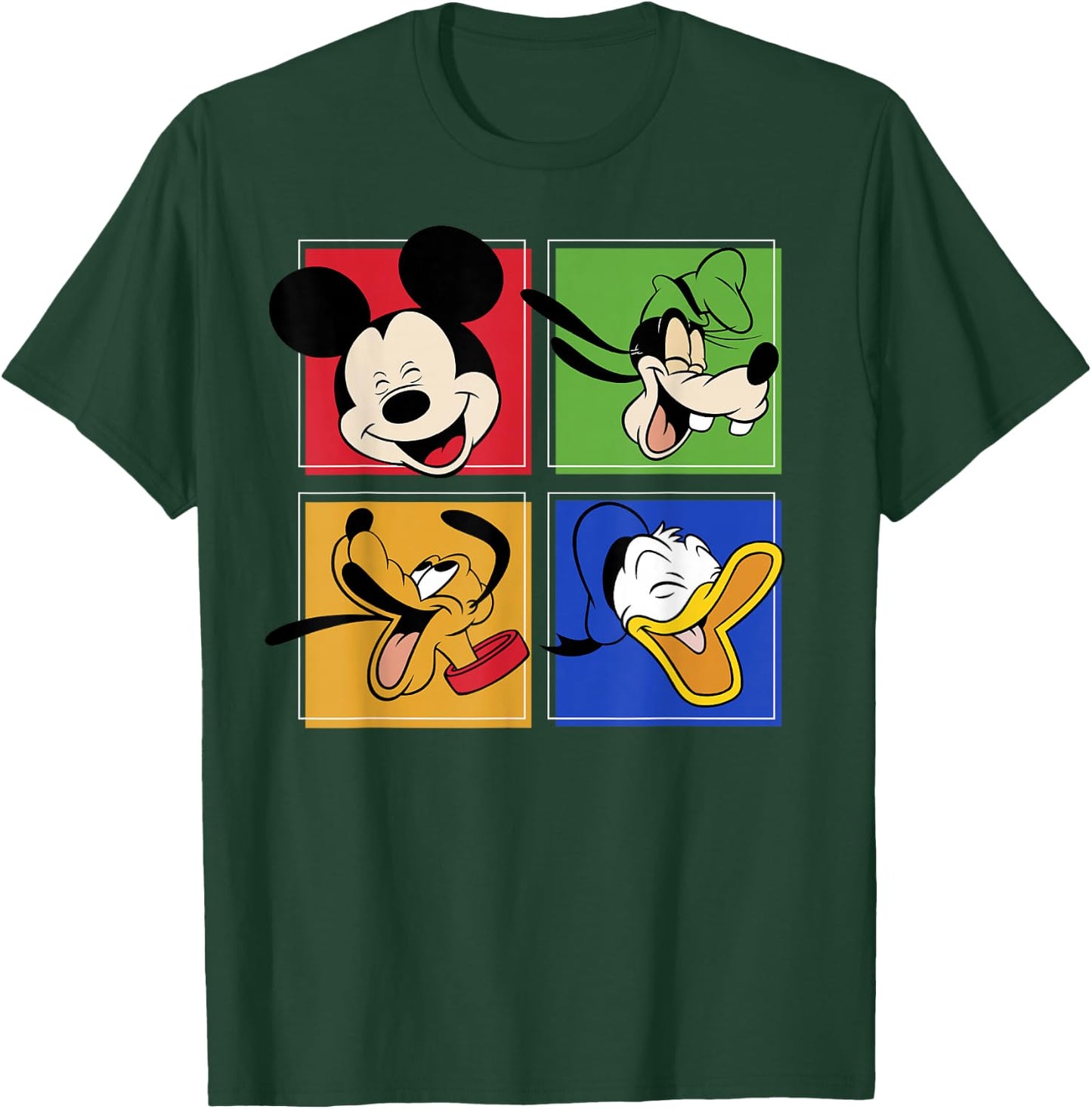 Disney Mickey And Friends Group Shot Box Up T-Shirt - T-Shirt | Forest