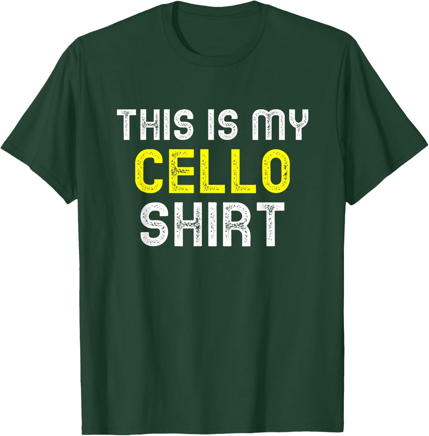 This Is My Cello Funny Player Cool Cellist Gift T-Shirt - T-Shirt | Forest