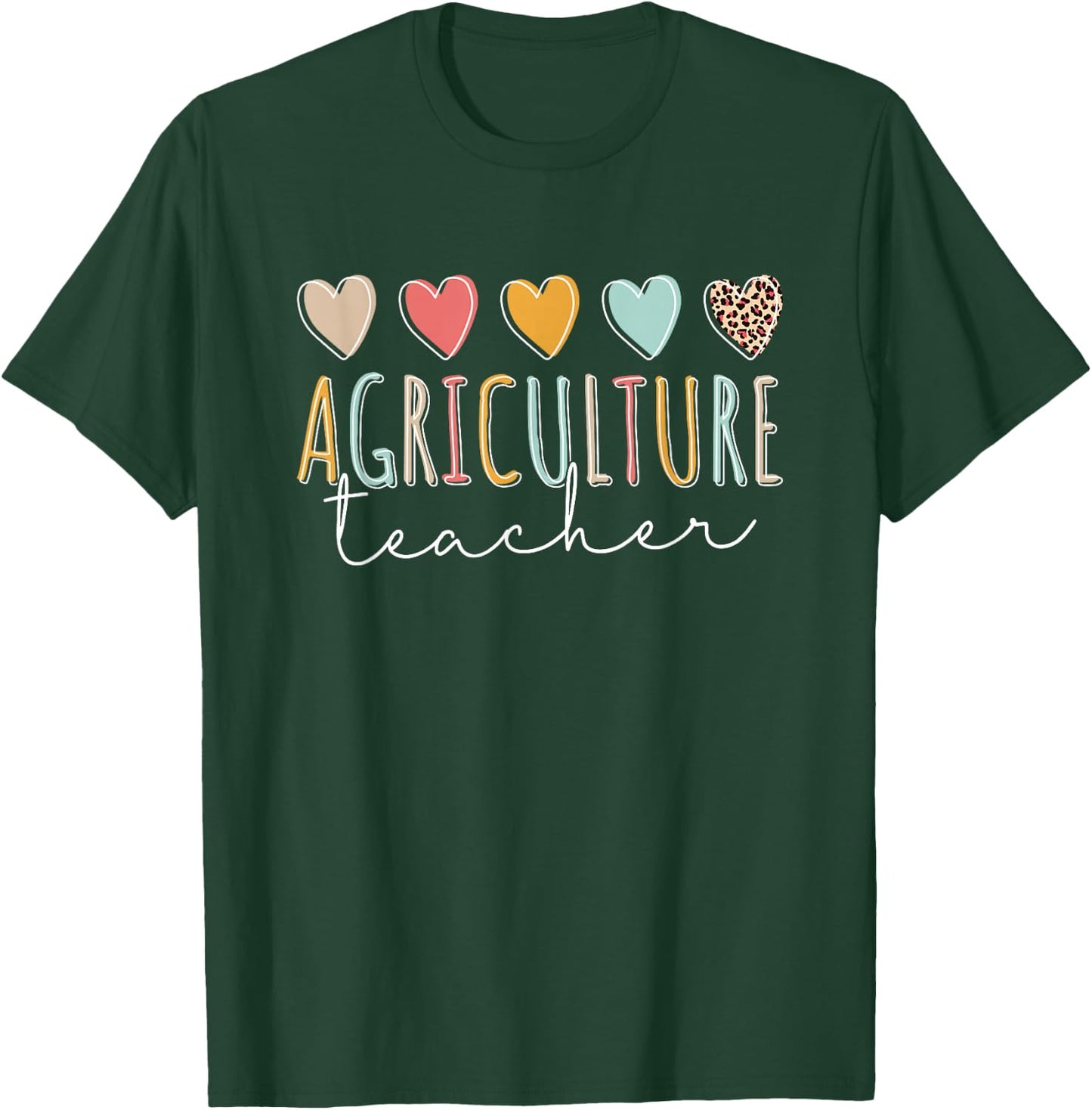 AG Teacher Future Farmer Agriculture Teacher T-Shirt - T-Shirt | Forest