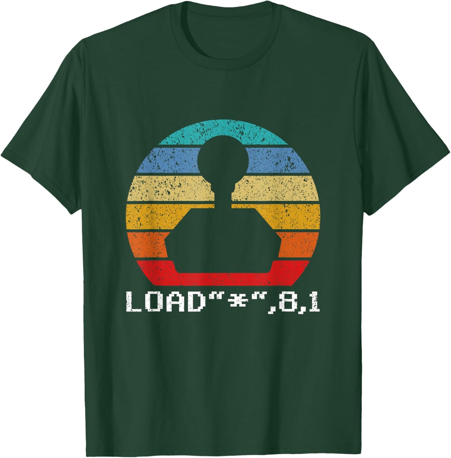 LOAD C64 Retro Gamer T-Shirt - T-Shirt | Forest