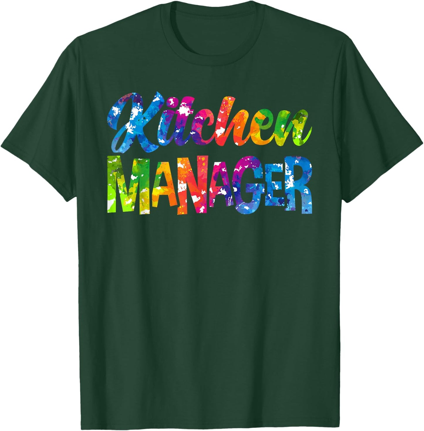 School Cafeteria Lunch Lady Kitchen Manager T-Shirt - T-Shirt | Forest