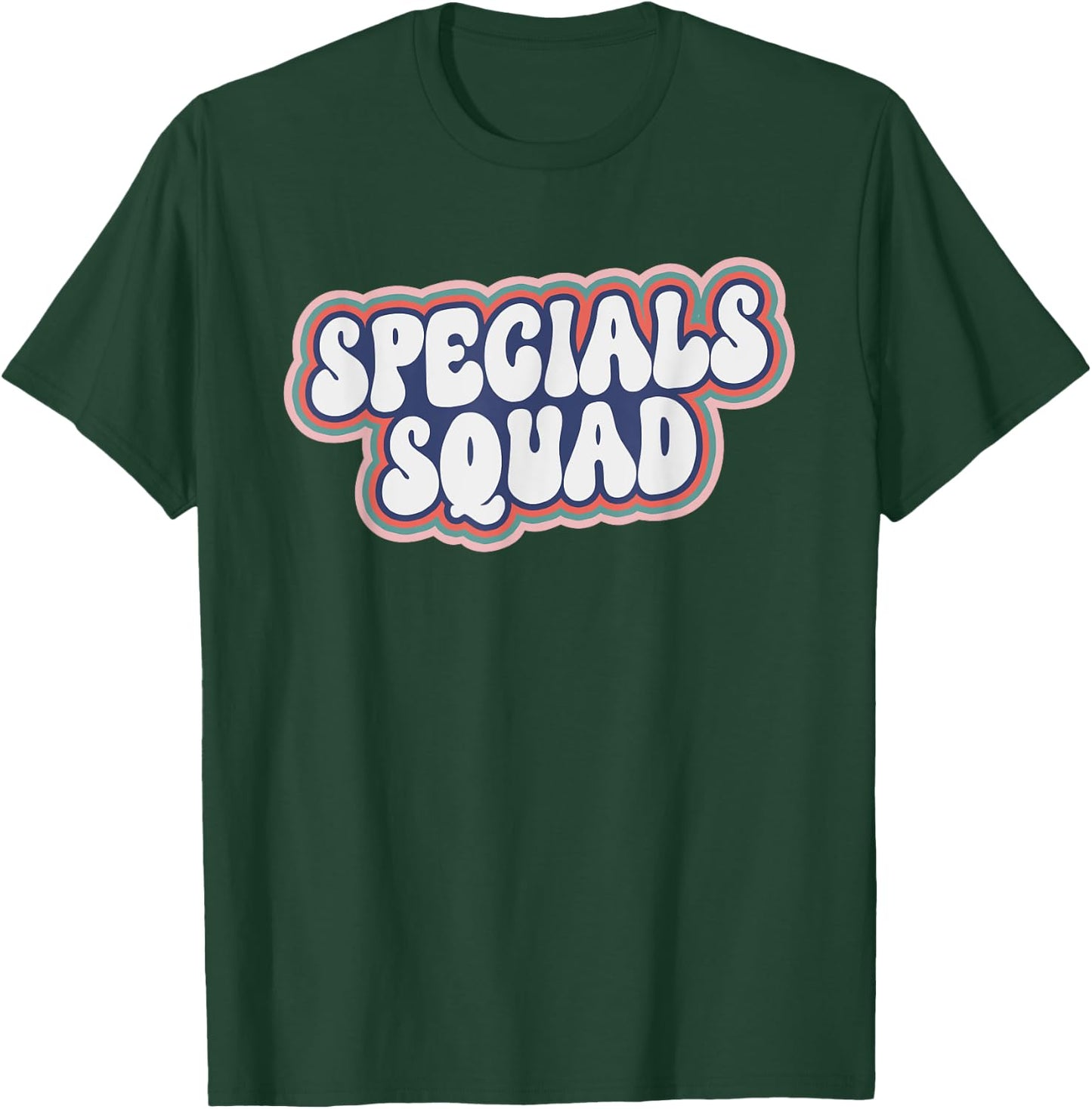 Specials Squad Team Art Music PE Tech Gym Teacher T-Shirt - T-Shirt | Forest