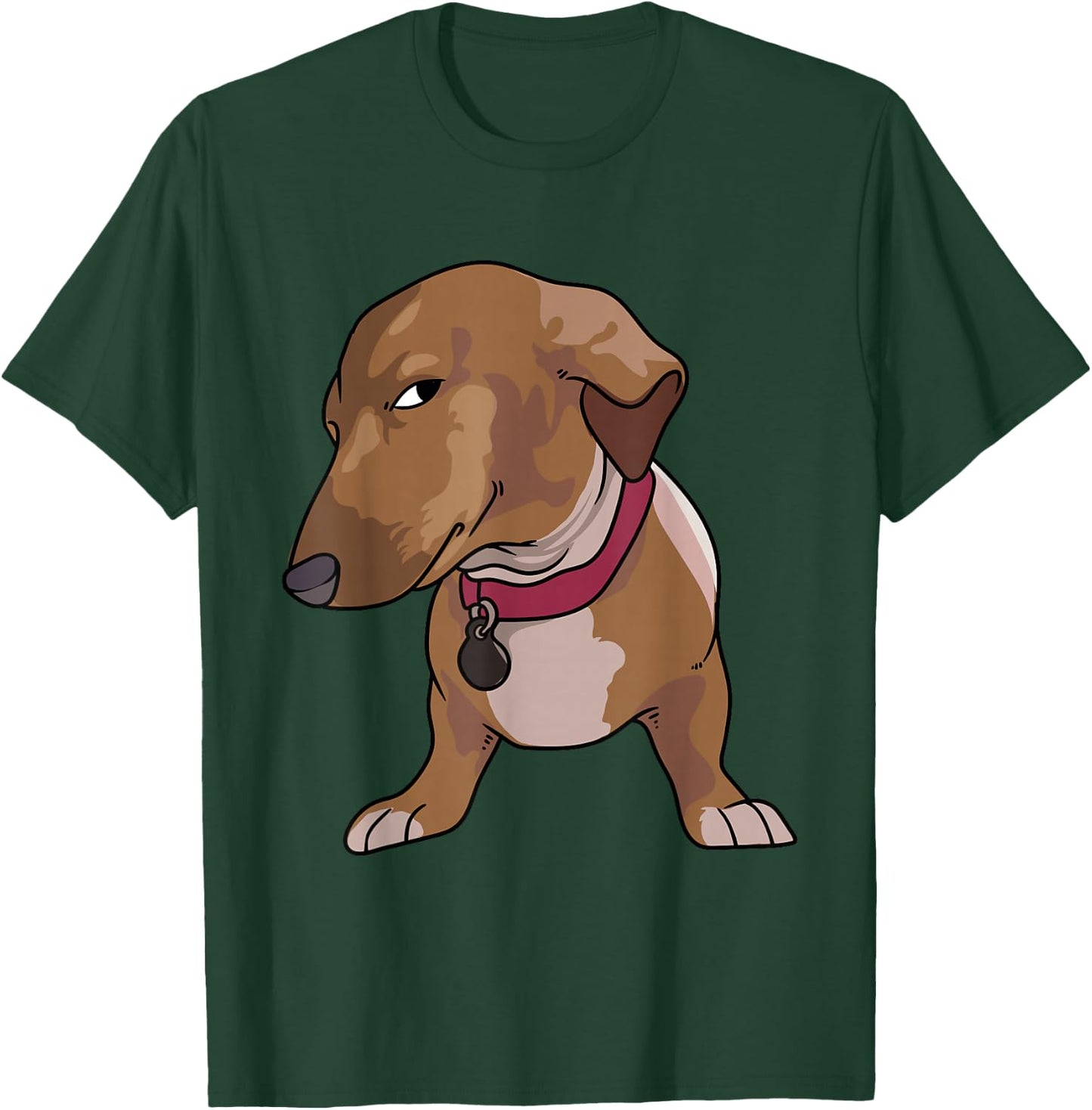 Side Eye Dog Meme Funny Dog Giving Side Eye T-Shirt - T-Shirt | Forest