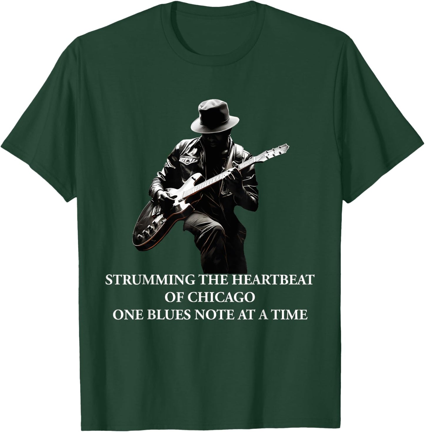 Blues Guitar Musicians Blues Music T-Shirt - T-Shirt | Forest
