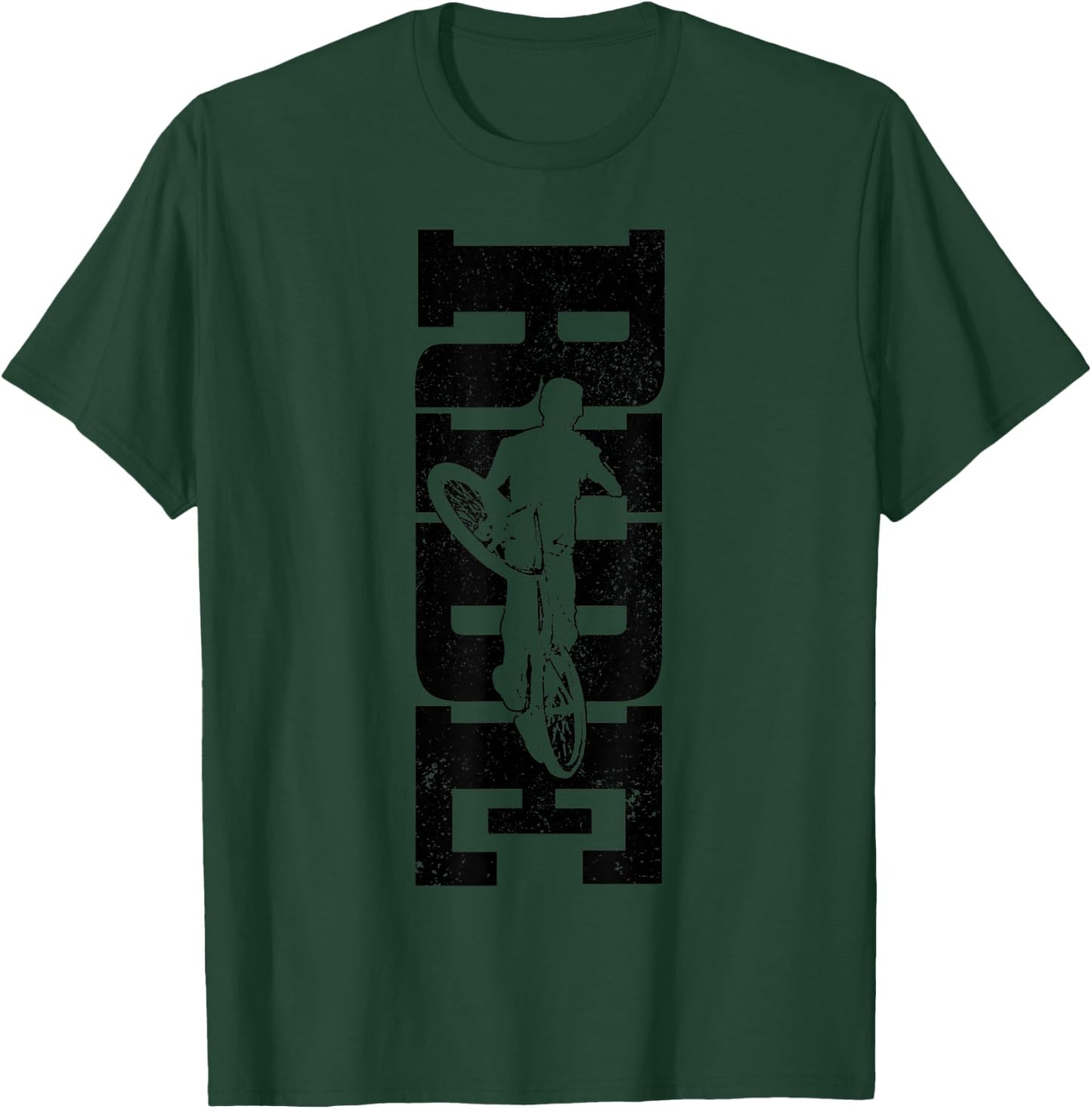 Mountain Bike Vintage MTB RIDE Downhill Mountain Biking T-Shirt - T-Shirt | Forest