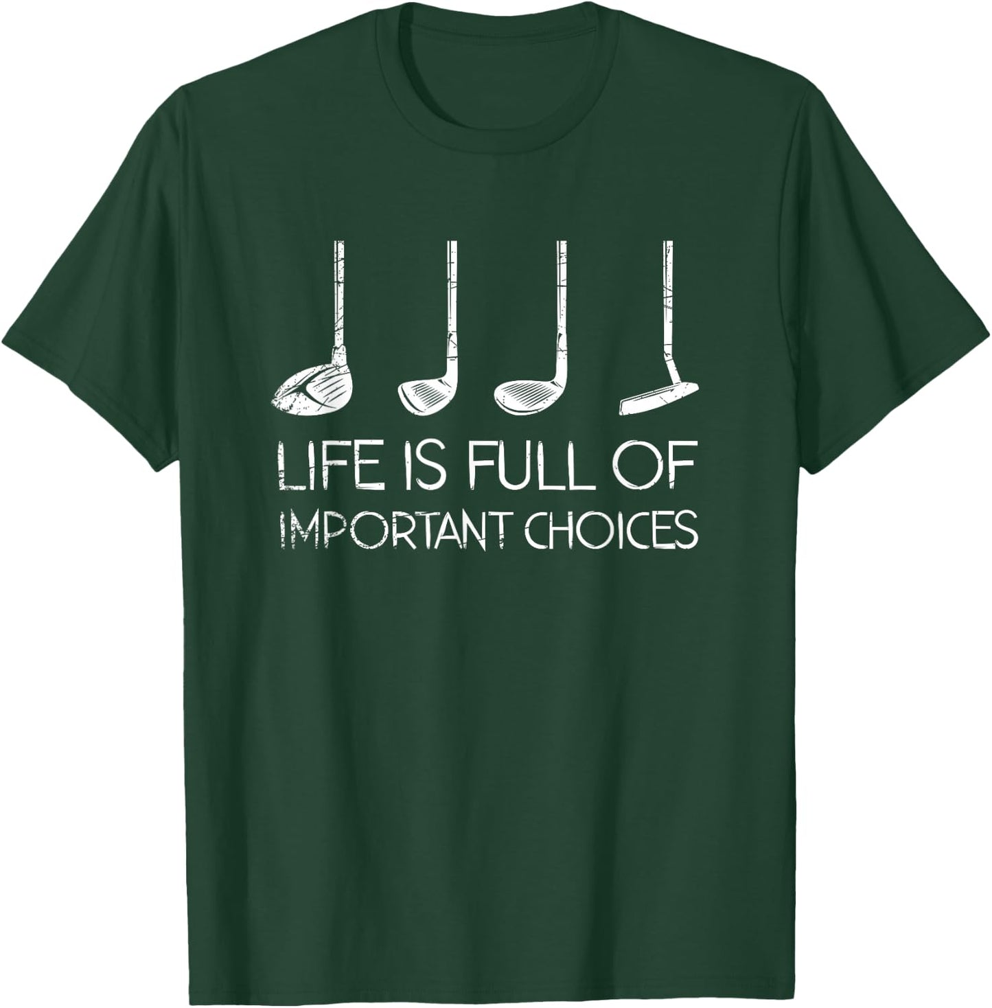 Golfing Men Sports Funny Golfer Fathers Day Gift Golf T-Shirt - T-Shirt | Forest