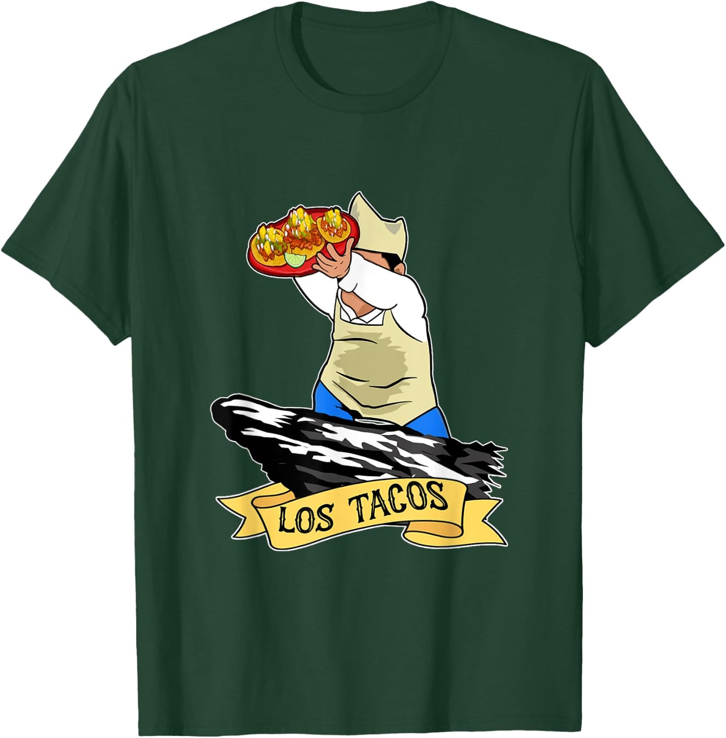 Los tacos Funny Tacos al Pastor Mexican Food T-Shirt - T-Shirt | Forest