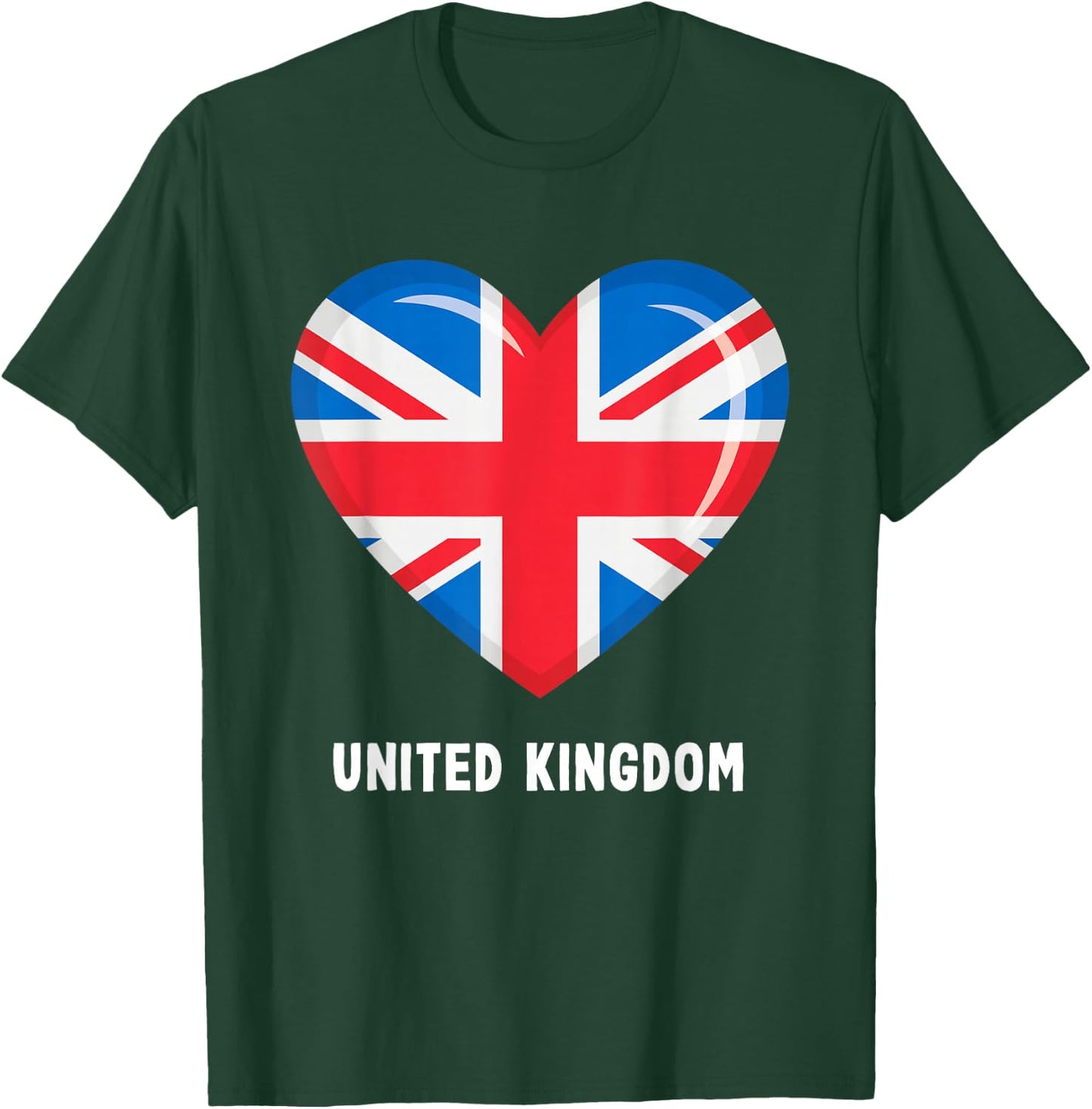 United Kingdom Flag Shirt | British T-Shirt - T-Shirt | Forest