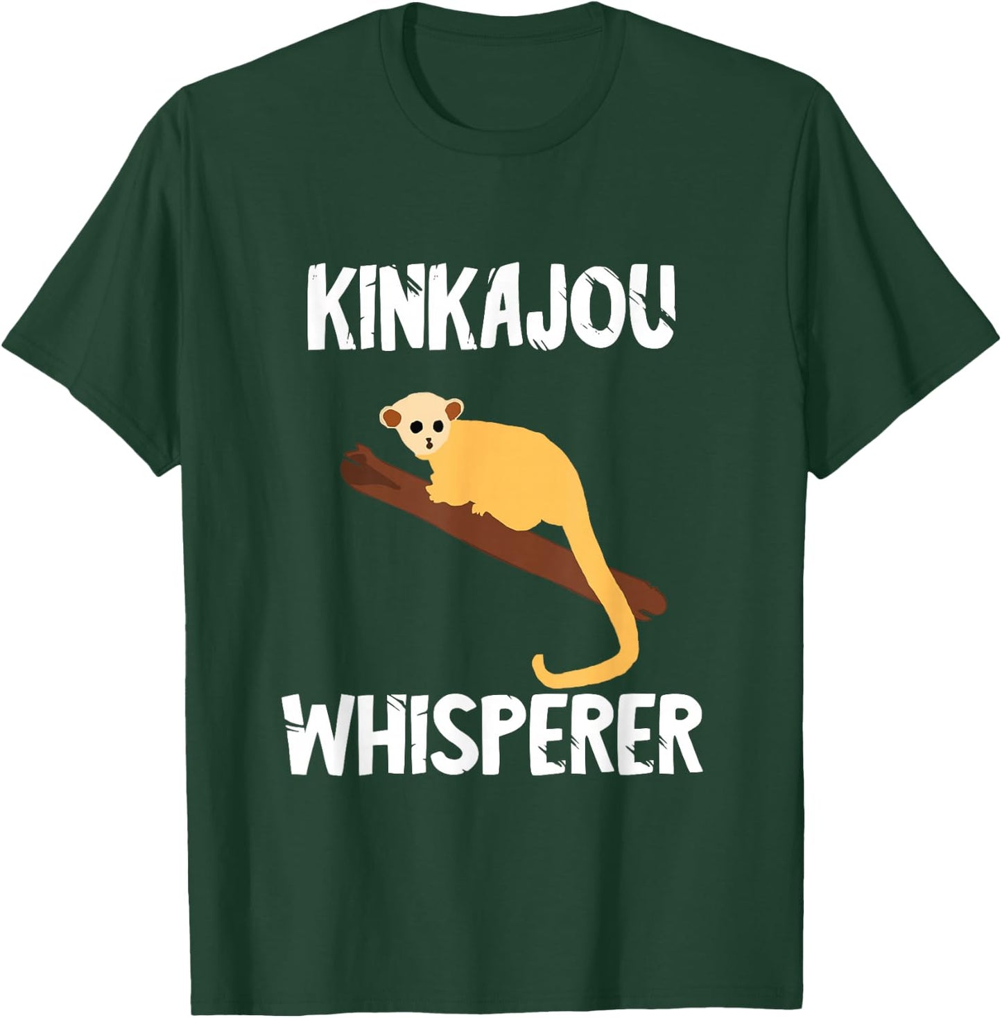 Kinkajou Whisperer Night Walkers Funny Carnivores Animals T-Shirt - T-Shirt | Forest