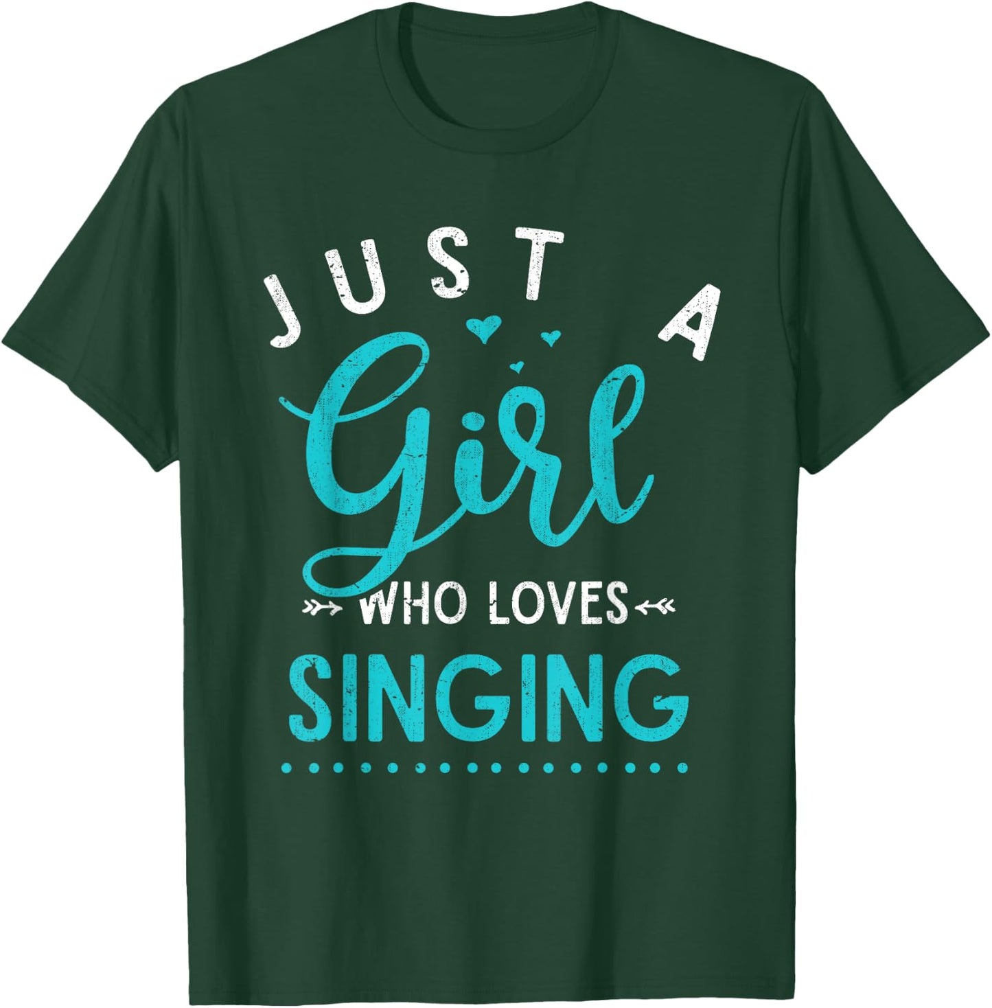 Musicals Women Gift Just A Girl Who Loves Singing Musical T-Shirt - T-Shirt | Forest
