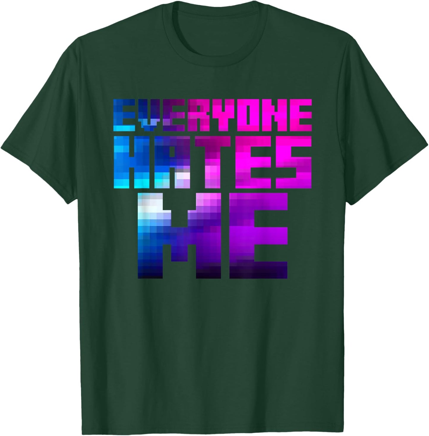 everyone hates me Aesthetic vaporwave T-Shirt - T-Shirt | Forest