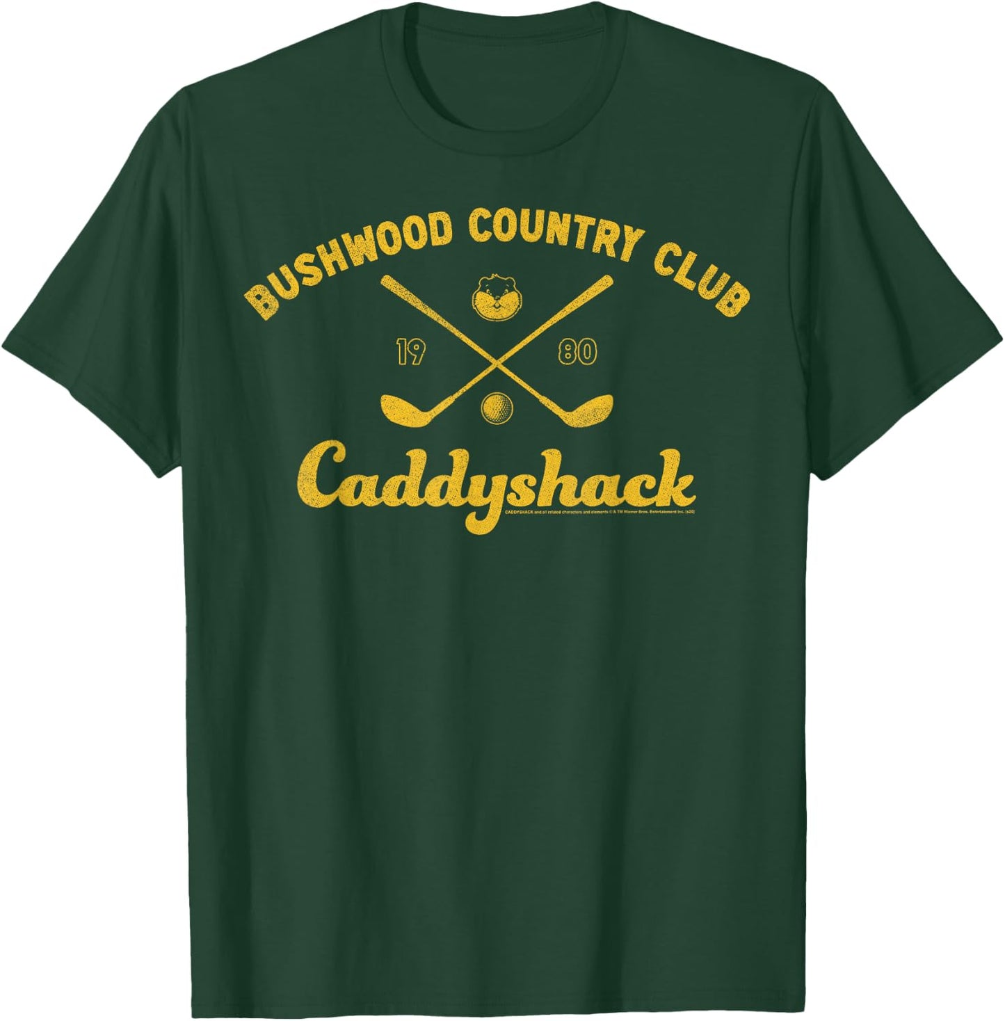 Caddyshack Bushwood Country Club Logo T-Shirt - T-Shirt | Forest