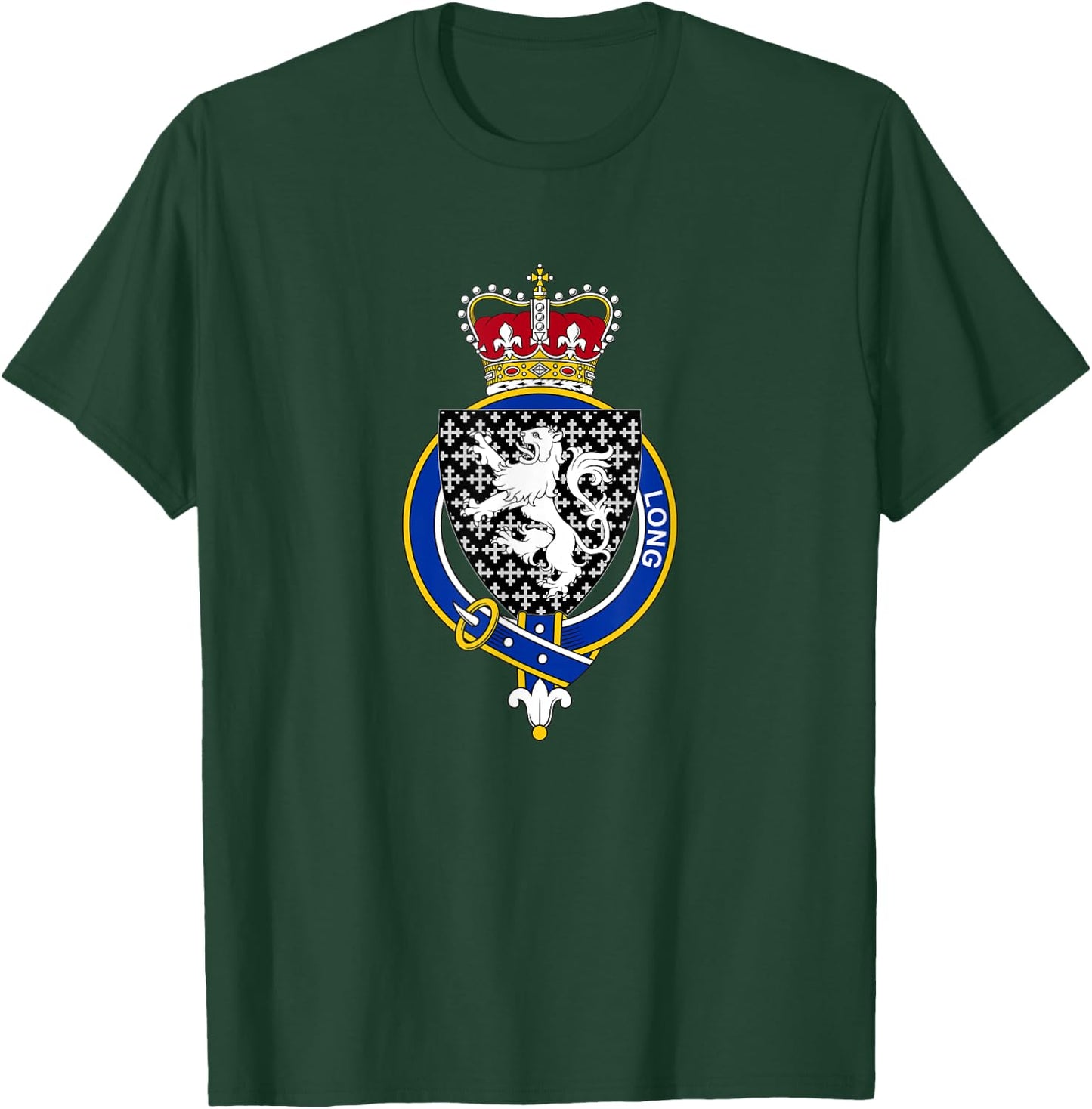 Long Coat of Arms - Family Crest T-Shirt - T-Shirt | Forest