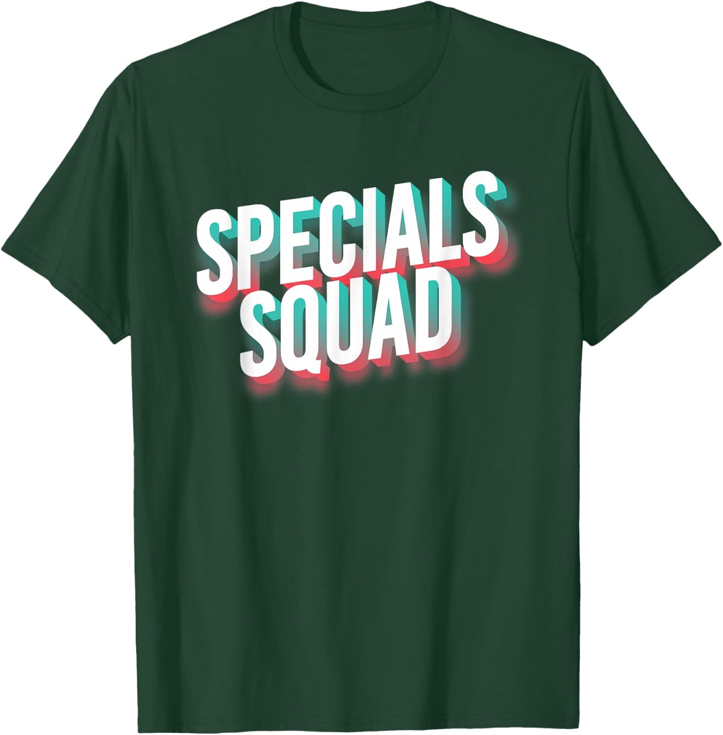 Specials Squad Team Art Music PE Tech Gym Teacher T-Shirt - T-Shirt | Forest