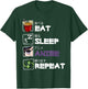 Eat Sleep Anime Repeat Kawaii Otaku Manga Japan Fan Kanji T-Shirt - T-Shirt | Forest