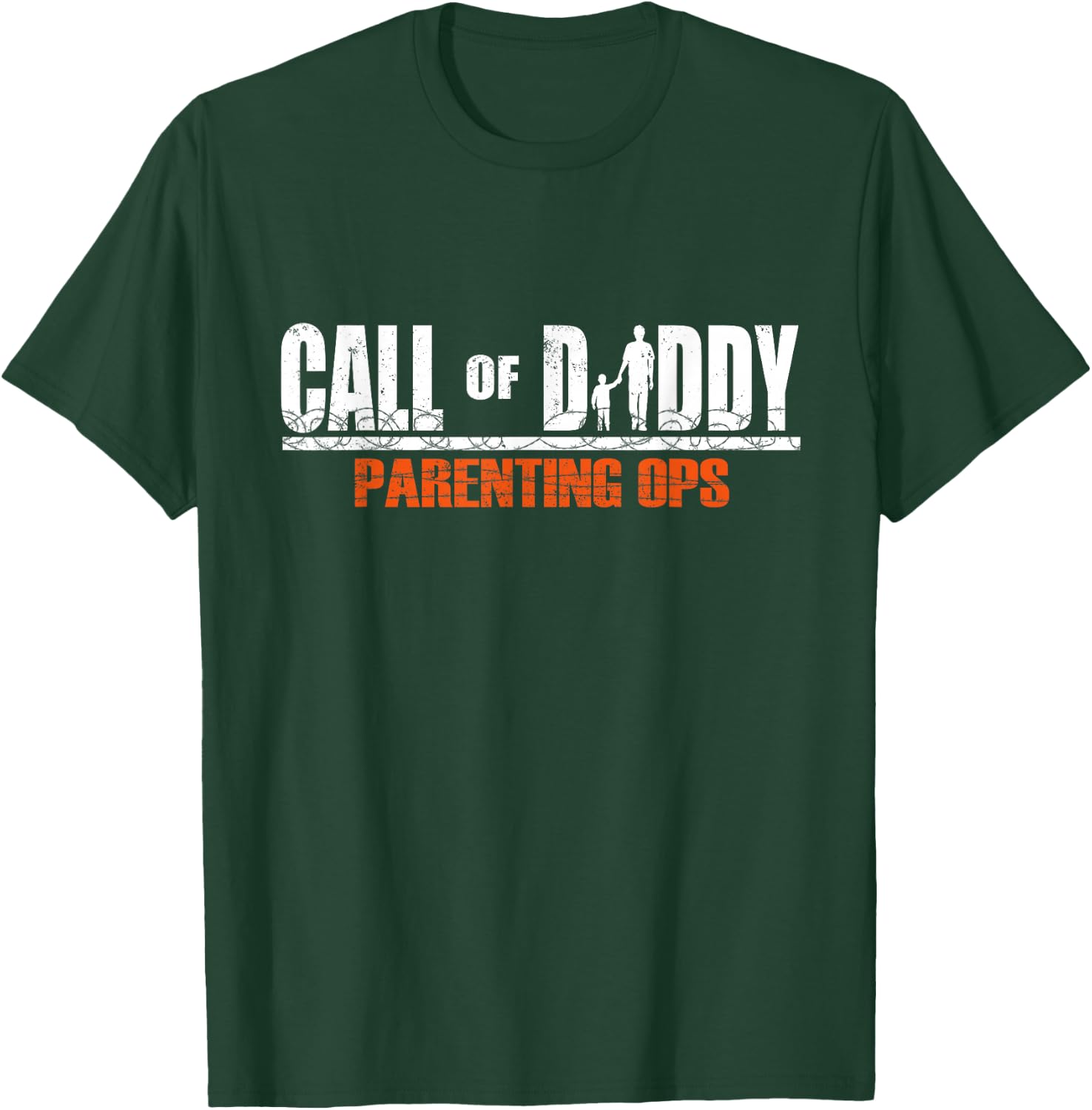 Call of Daddy Parenting Ops Father's Day T-Shirt - T-Shirt | Forest