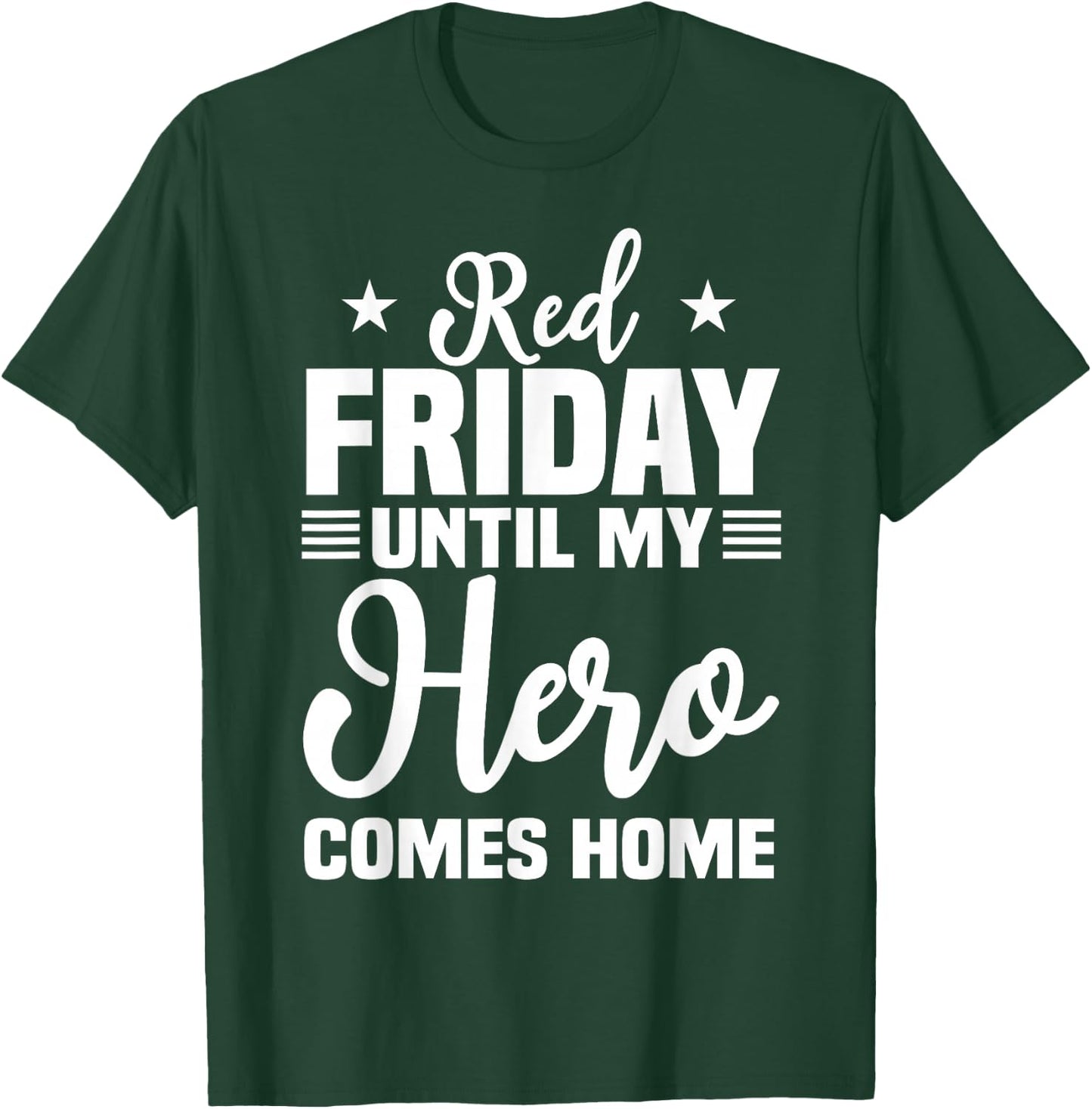 Red Friday Military Shirts Support Our Troops Remember T-Shirt - T-Shirt | Forest