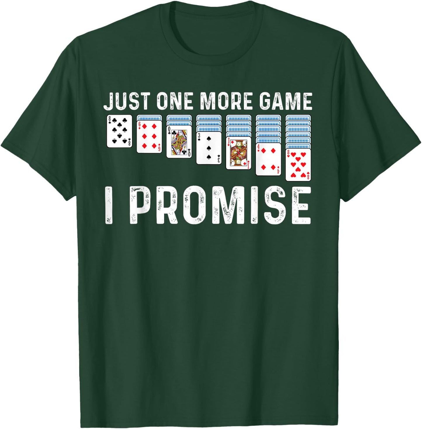 Solitaire Gift Women Card Game Player Solitaire Game T-Shirt - T-Shirt | Forest