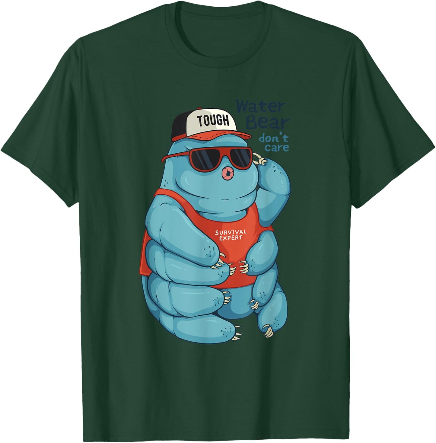 Tardigrade Waterbear Water Bear No Matter T-Shirt - T-Shirt | Forest
