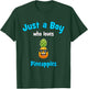 Pineapple Shirt for Boys | Kids Pineapple T-Shirt - T-Shirt | Forest