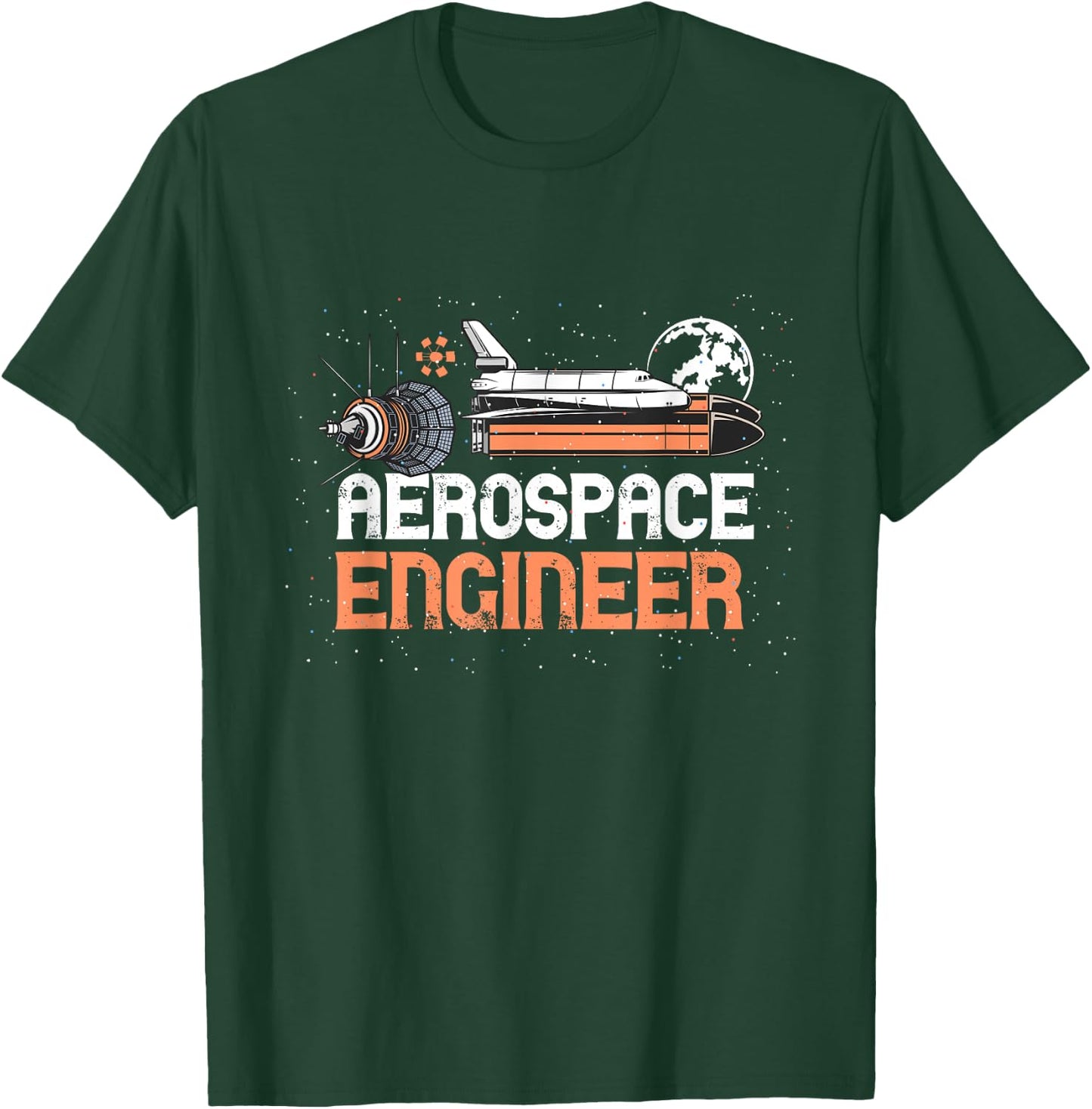 Aerospace Engineer Aeronautical Engineer Space Man T-Shirt - T-Shirt | Forest